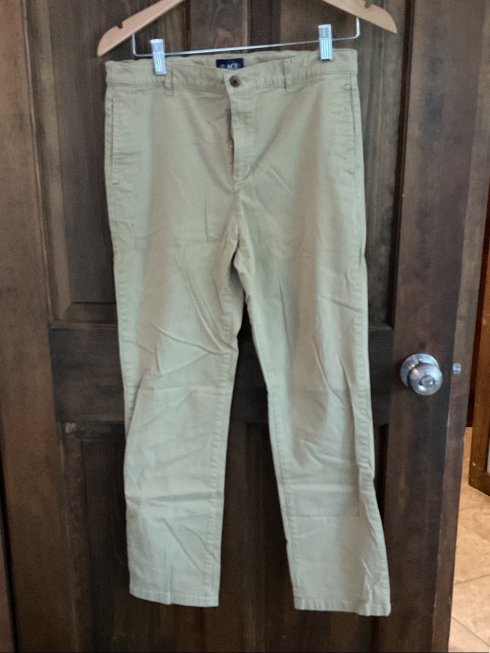 The Children's Place Boys Khaki Straight Leg Pants - Tan